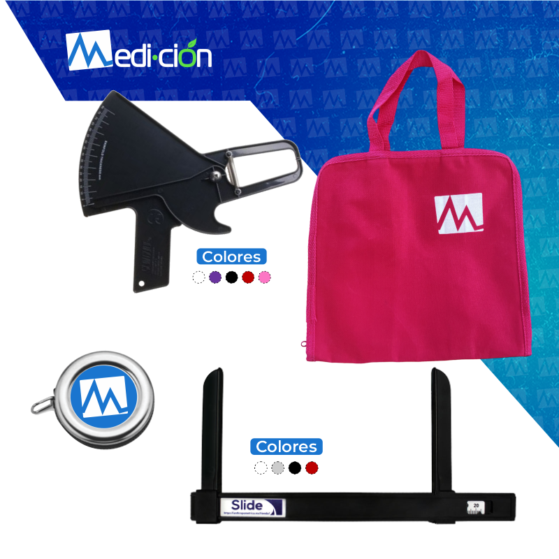 KIT ANTROPÓMETRICO CON ANTROPÓMETRO SLIDE Medicion